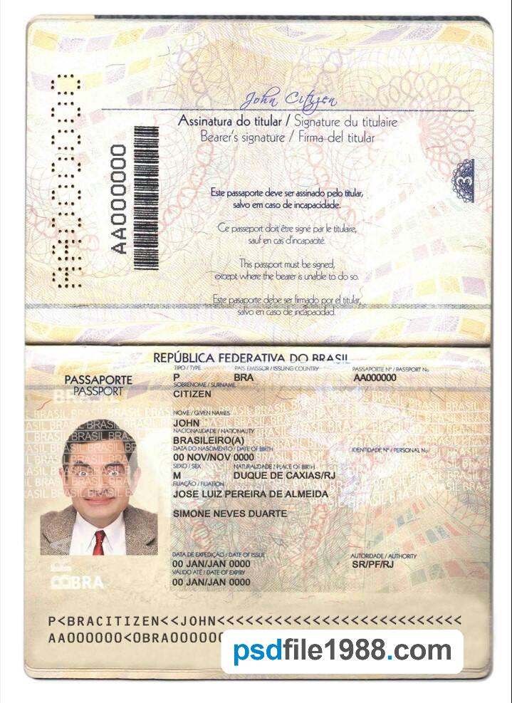 Brazil Passport Version 2 (2019-Present)